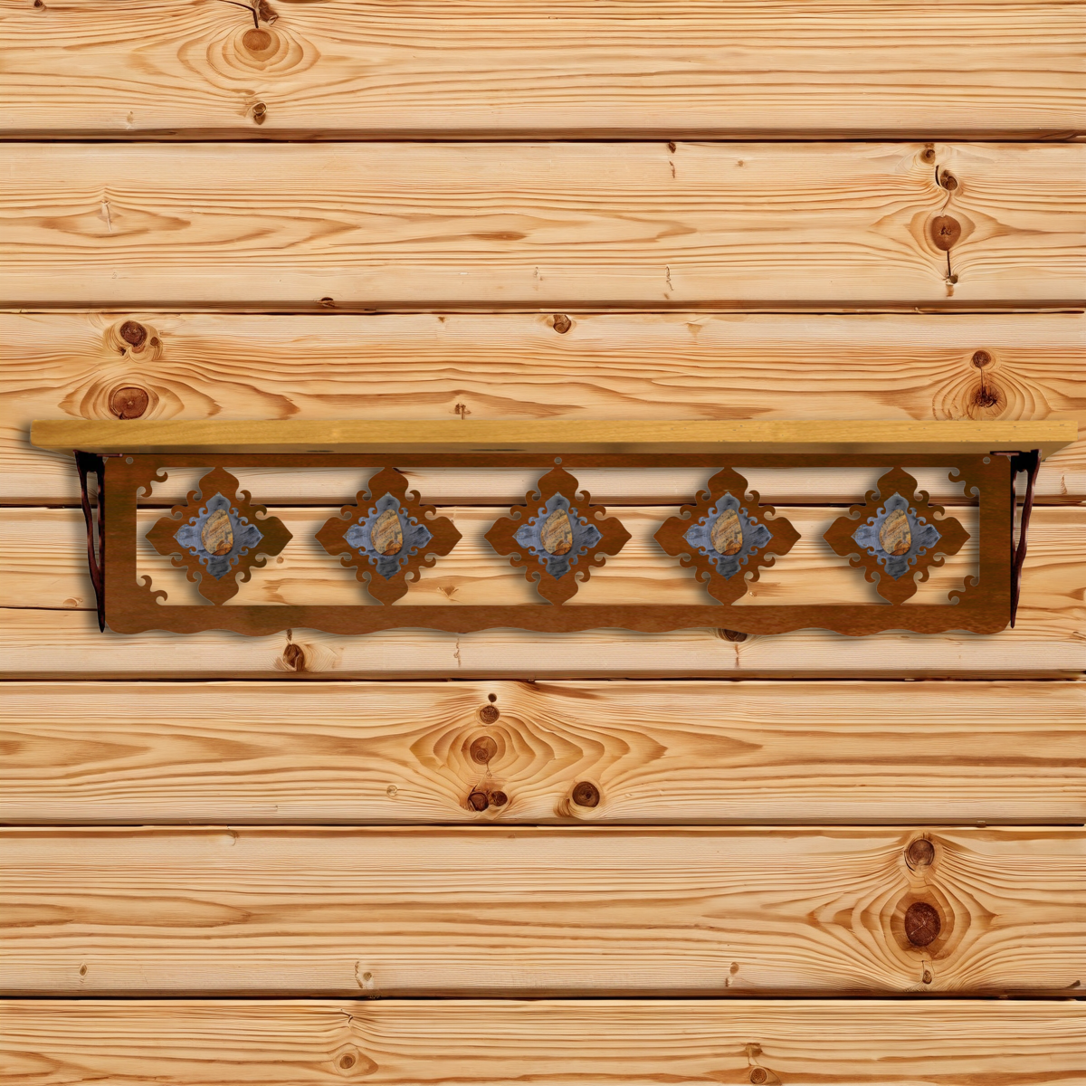 SW-7046 Picture Jasper Stone 34" Shelf