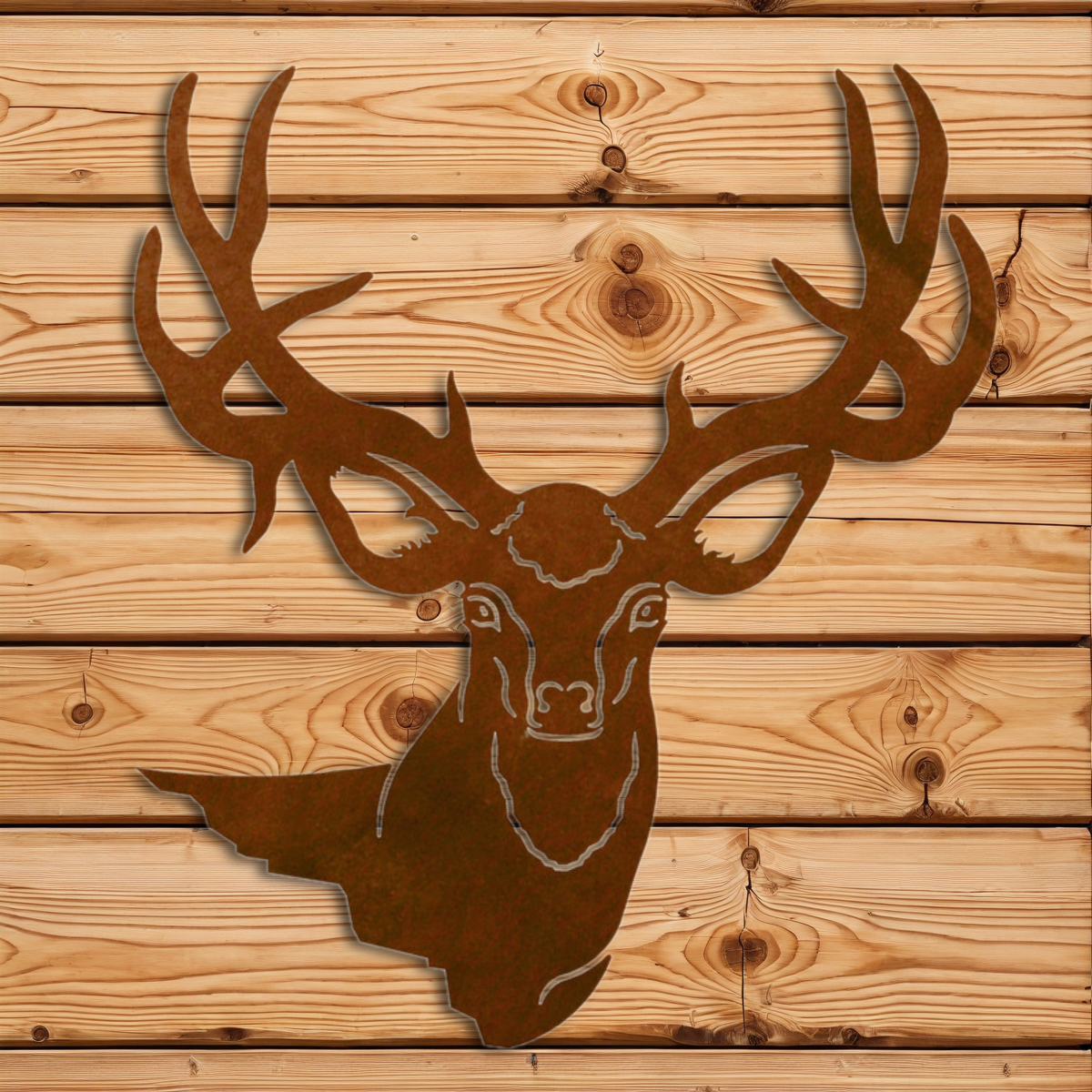 WA-3074 Mule Deer Head Wall Art - 30"