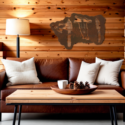 Barrier Canyon Shaman Wall Art - 42"
