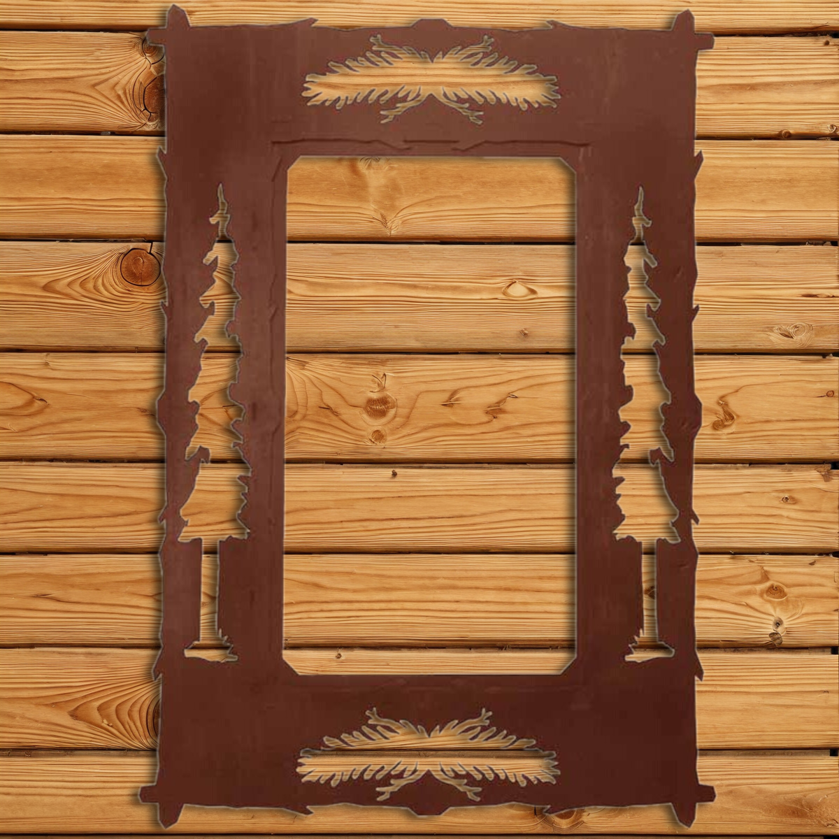 MH-2055 30" Pine Cone Mirror