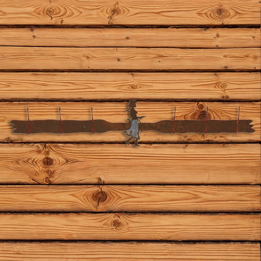 CH-5646 Pistol Cowgirl Six Hook Burnished