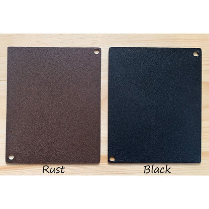 Elk & Pine Rod Bracket Burnished
