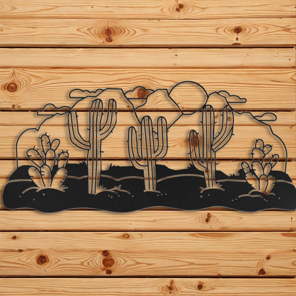 Warm Desert Scene Wall Art