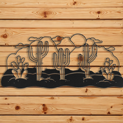 Warm Desert Scene Wall Art