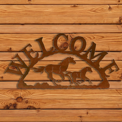 AS-3015 Wild Horse Address Sign