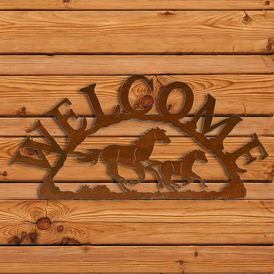 AS-3015 Wild Horse Address Sign