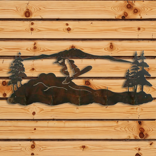 CH-6605 Snowboarder Scenic Five Hook