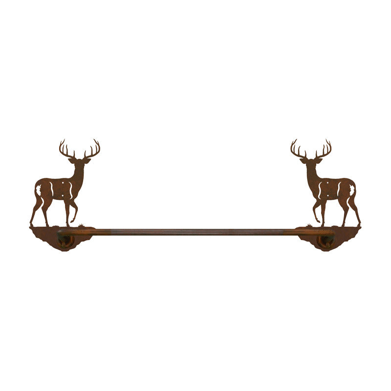 BA-8491 White Tail Deer Hand Towel Bar