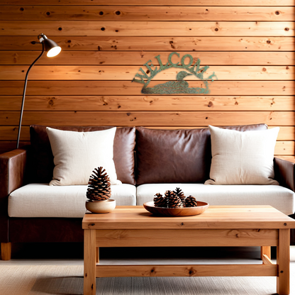 Loon Horizontal Welcome Sign