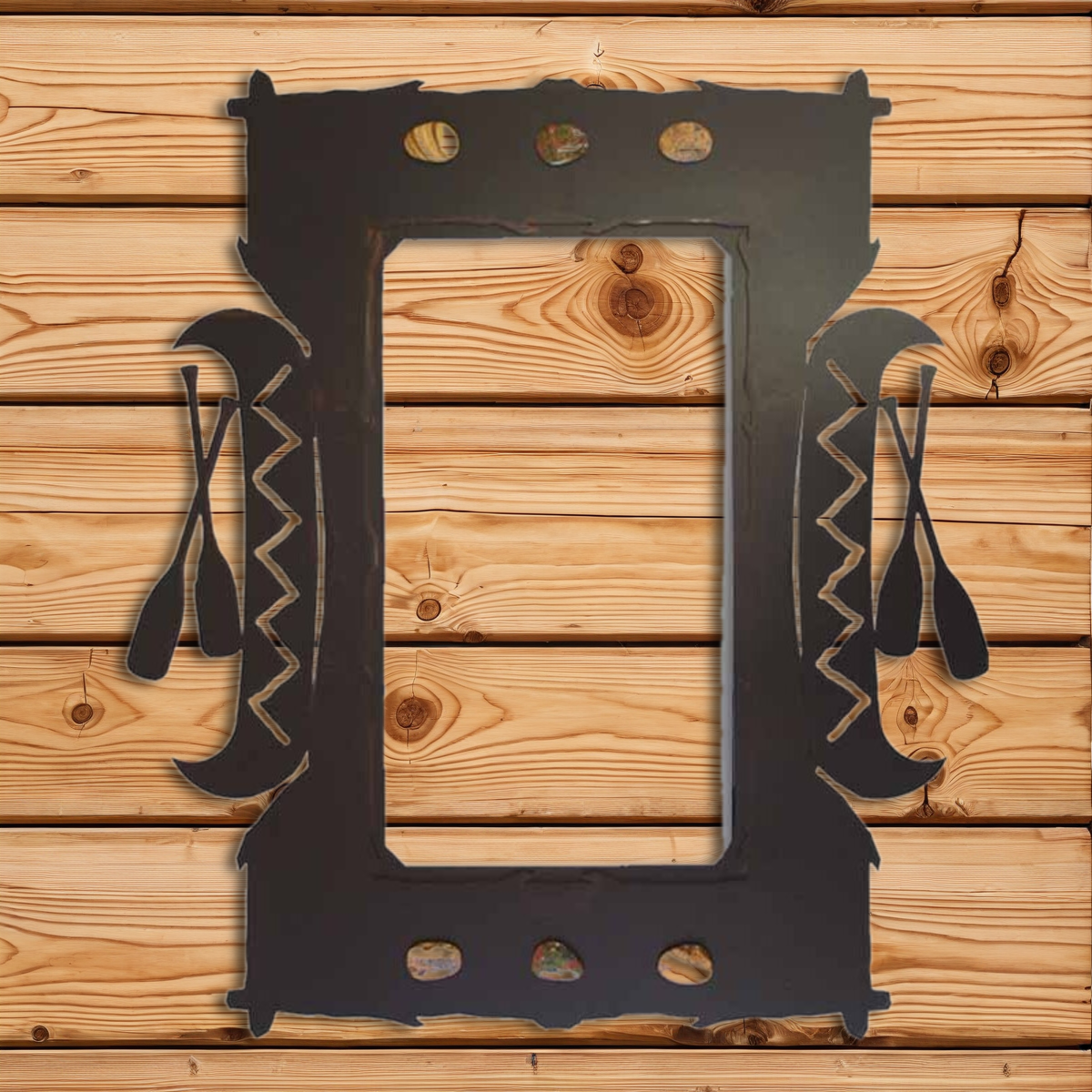 MH-2007 30" Canoe & Paddles Mirror