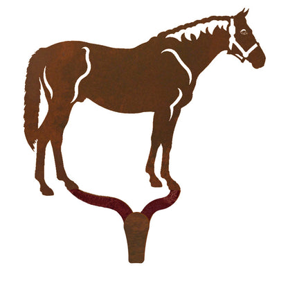 Bay Horse Large Single Coat Hook