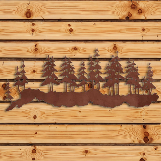 WA-4226 Pine Forest Wall Art - 42"