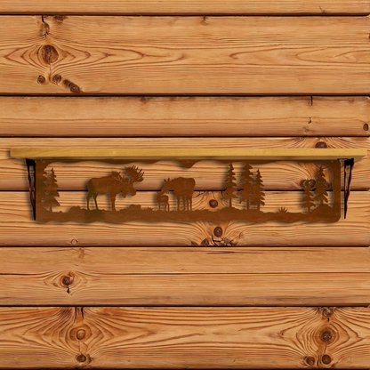 SW-7032 Moose Family 34" Shelf