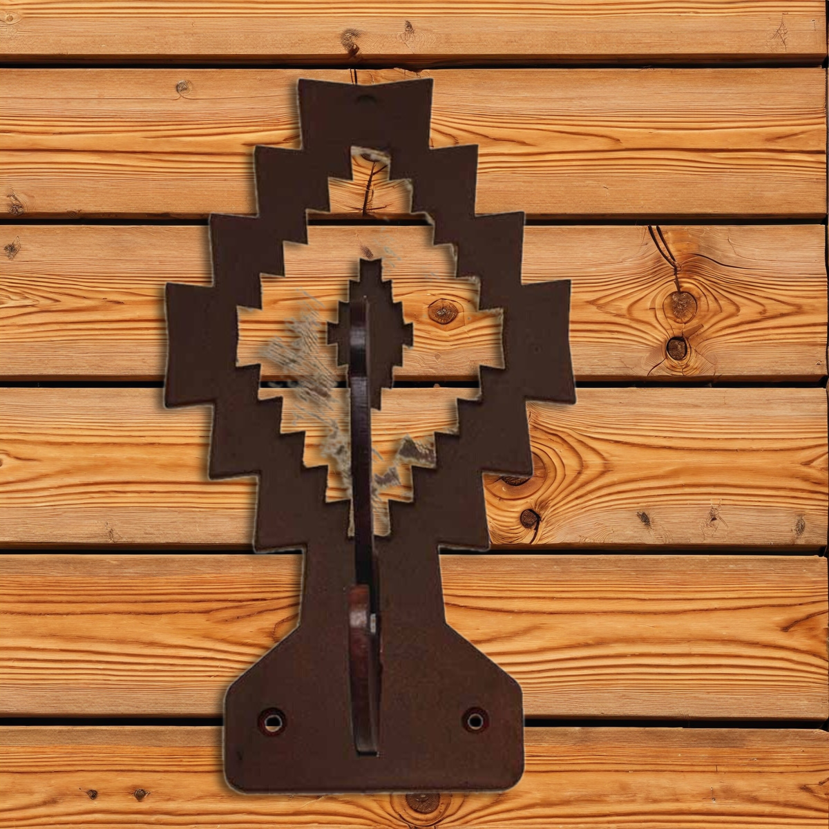 CH-5253 Desert Diamond Double Coat Hook Burnished
