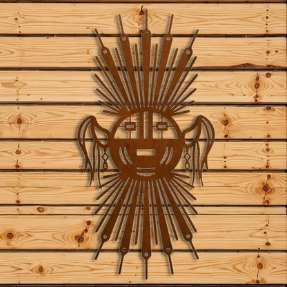 WA-3078 Sand Paint Moon Wall Art - 30"