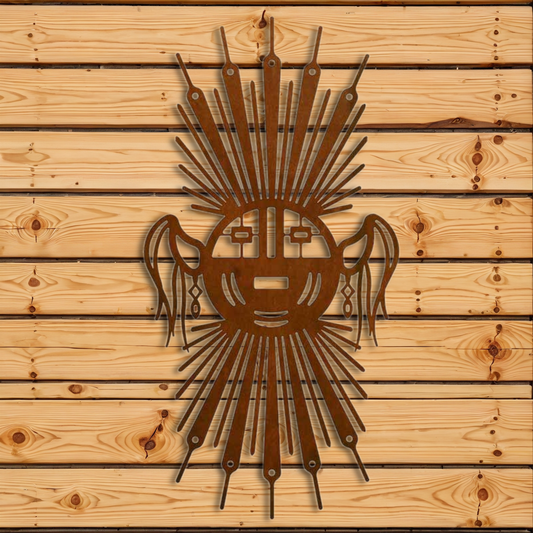 WA-3078 Sand Paint Moon Wall Art - 30"