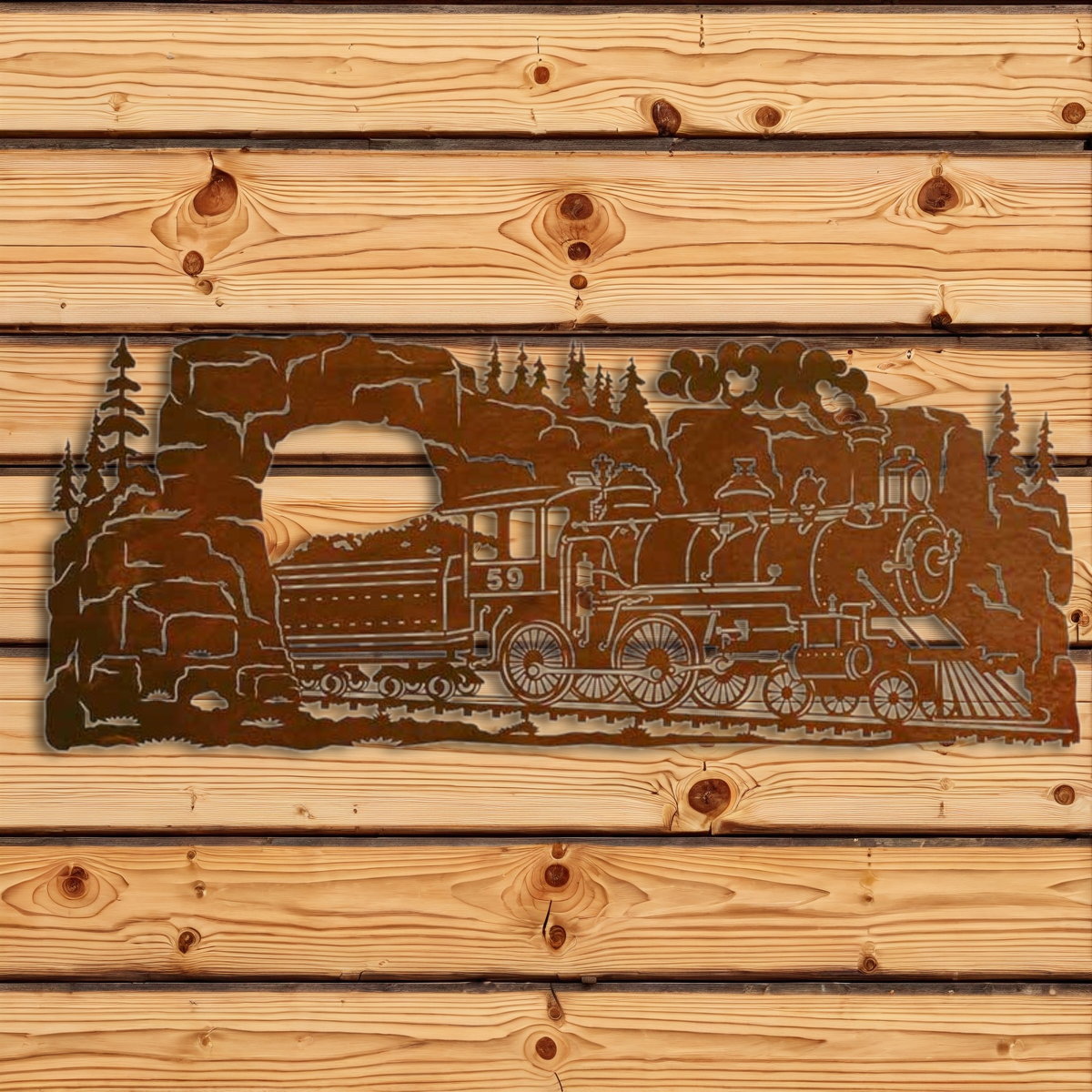 WA-4231 Train Locomotive Wall Art - 42"