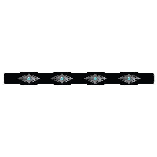 Desert Diamond with Turquoise 48" Rug Holder