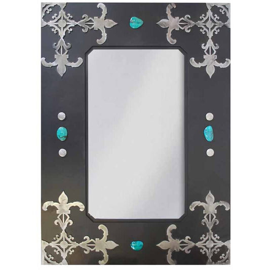 30" Fleur De Lis Mirror
