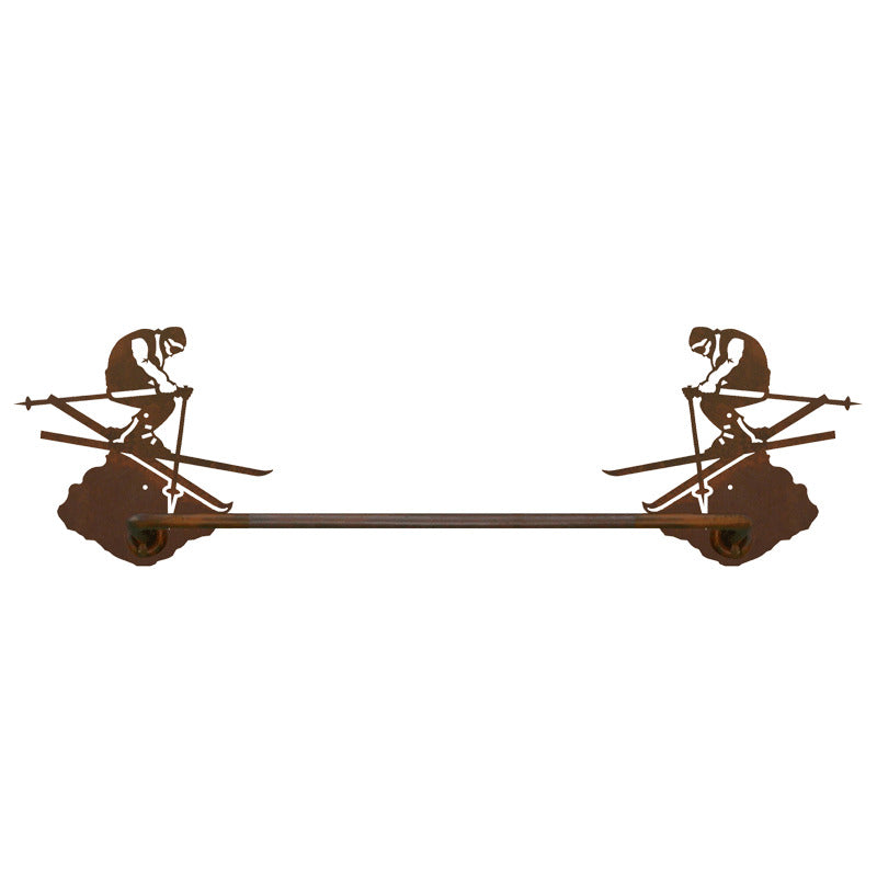 Skier Hand Towel Bar