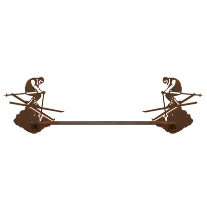 Skier Hand Towel Bar
