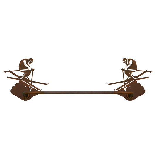 Skier Hand Towel Bar