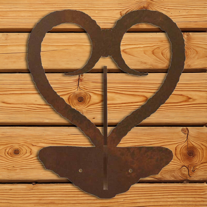 CH-5233 Heart Double Coat Hook