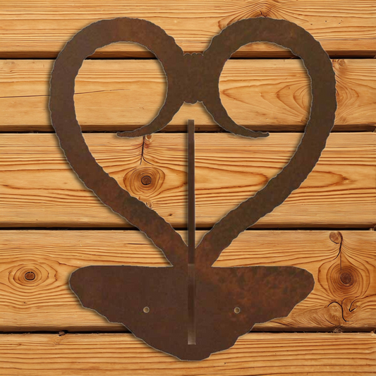 CH-5233 Heart Double Coat Hook