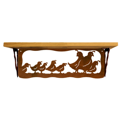 Quail Family 20" Shelf