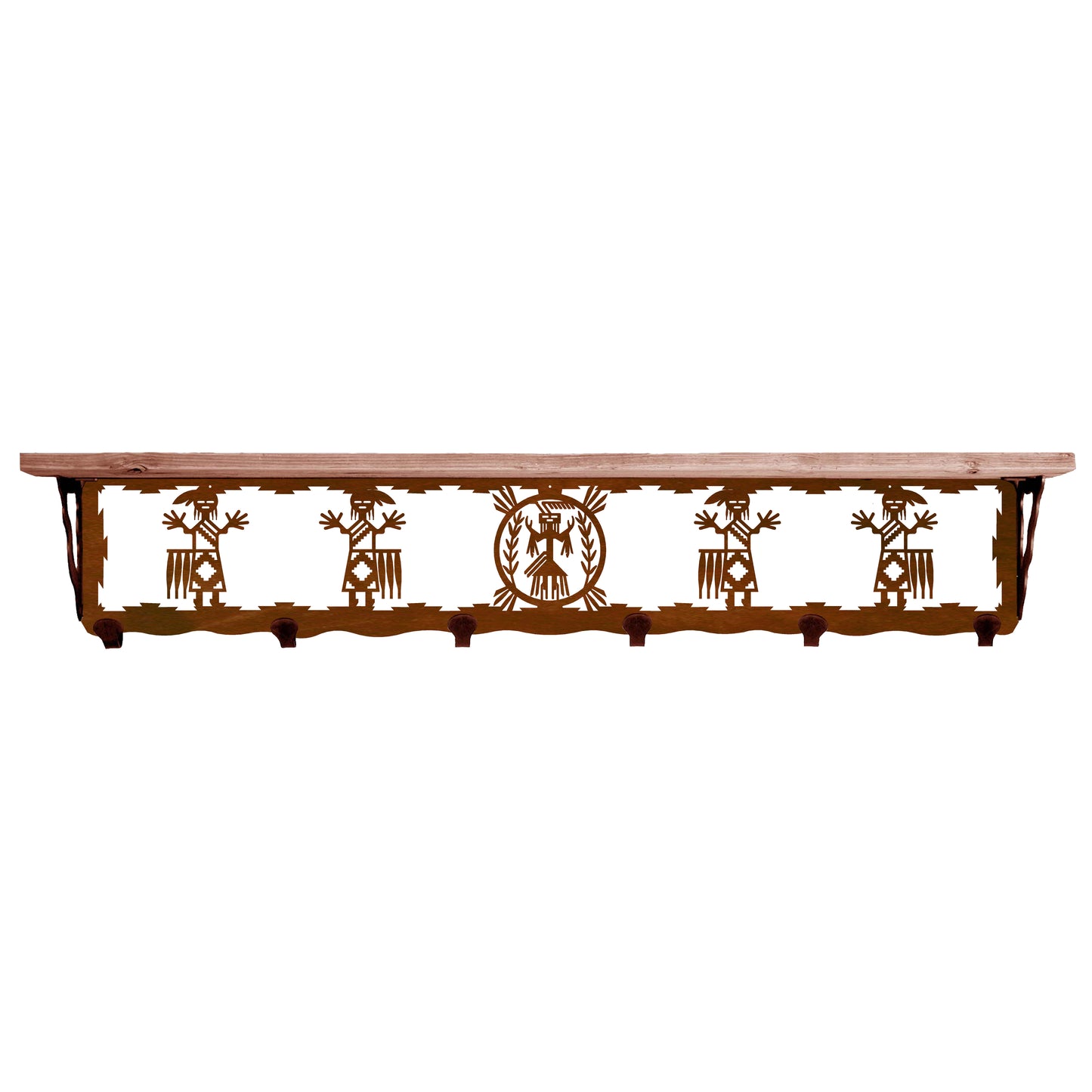 Yei 42" Coat Hook Shelf