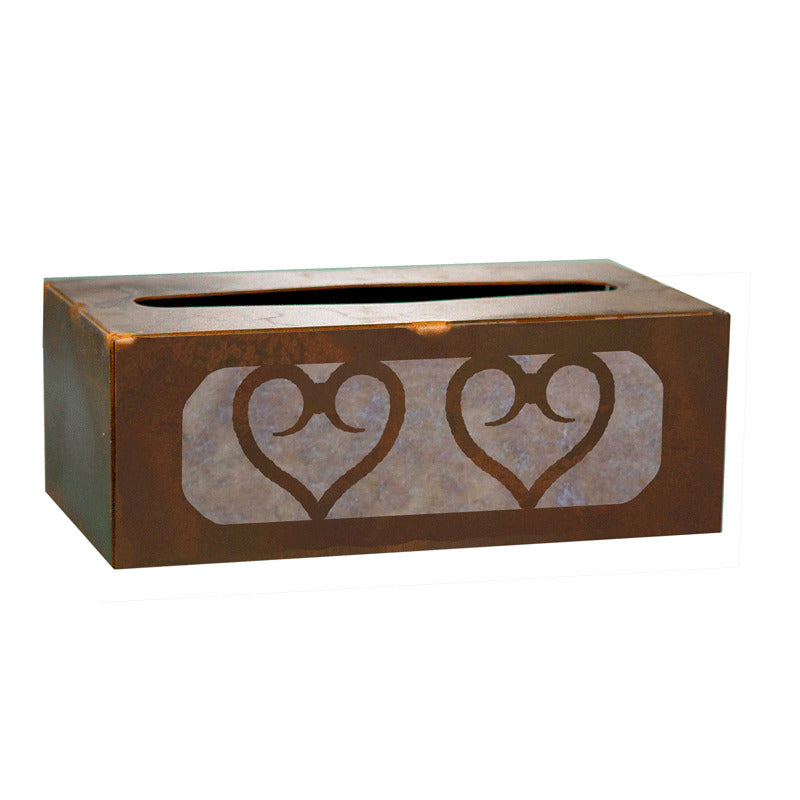 TC-9231 Heart Rectangle Tissue Box Cover