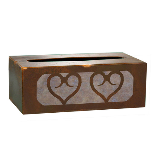 TC-9231 Heart Rectangle Tissue Box Cover