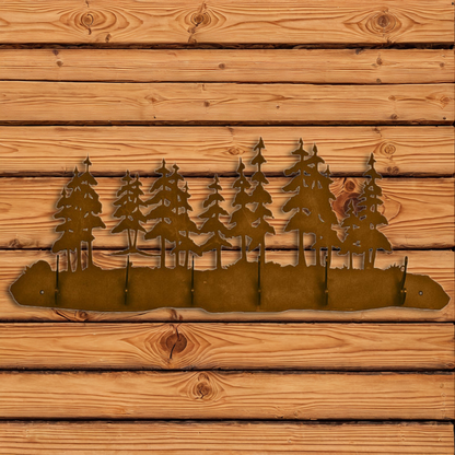 CH-5726 Pine Forest Scenic Six Hook