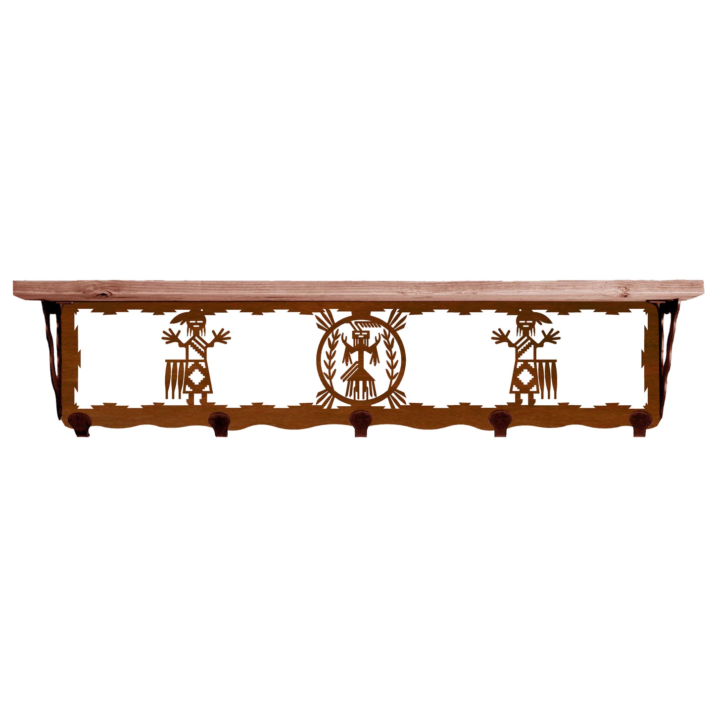 Yei 34" Coat Hook Shelf