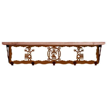 Yei 34" Coat Hook Shelf