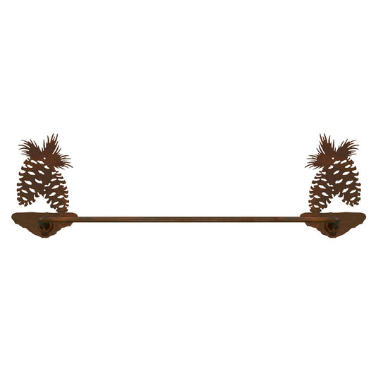Pine Cone Towel Bar