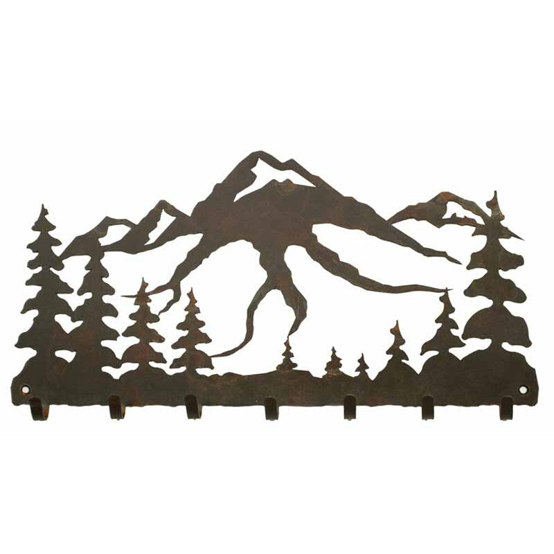 Mountain Scene Key Chain Holder