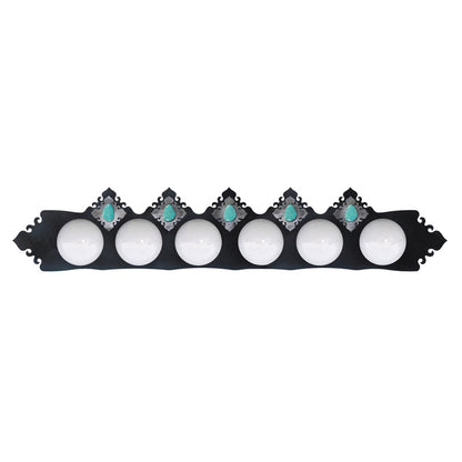 LST-7630 Turquoise Stone Six Light Vanity