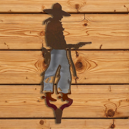 CHL-201 Pistol Cowboy Large Single Coat Hook