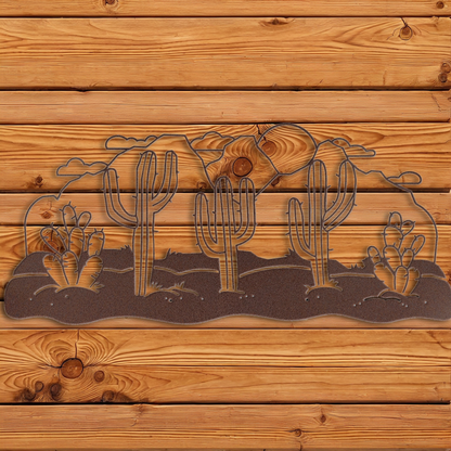 WA-1320 Warm Desert Scene Wall Art