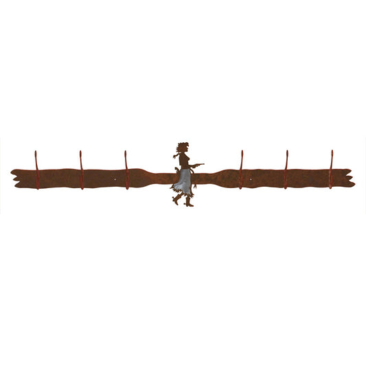 Pistol Cowgirl Six Hook Burnished