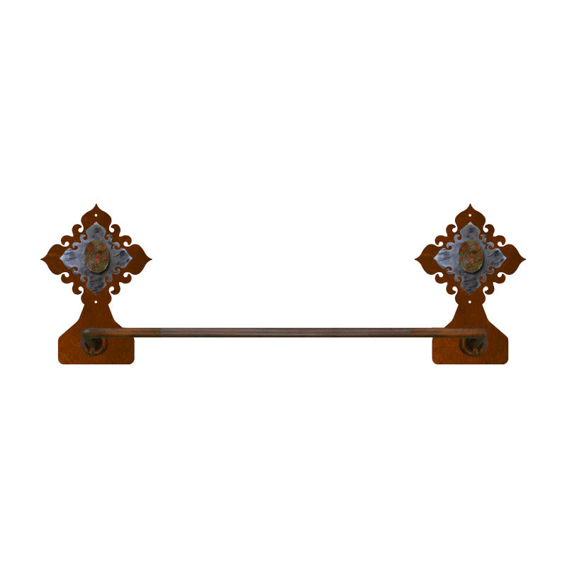 BA-7445 Unakite Stone Burnished Hand Towel Bar