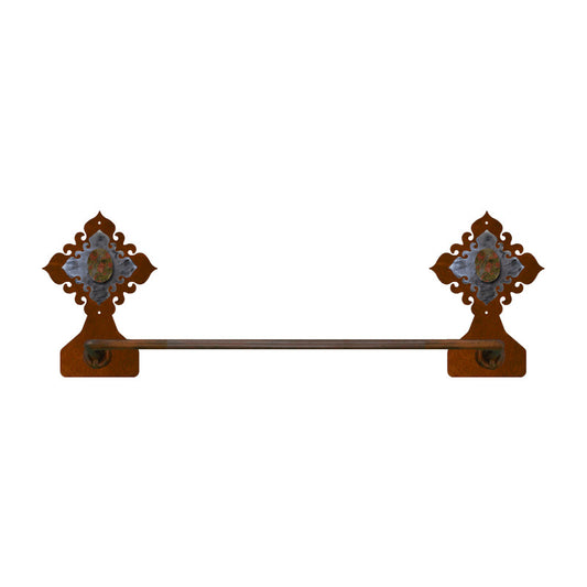 BA-7445 Unakite Stone Burnished Hand Towel Bar