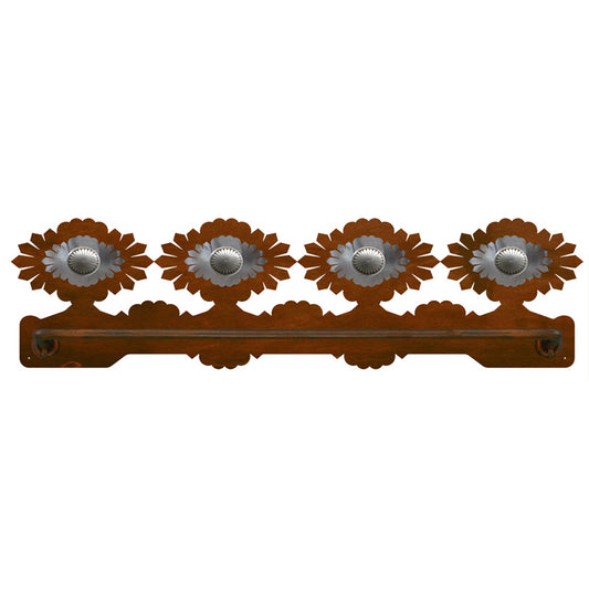 Sunburst Concho Scenic Towel Bar
