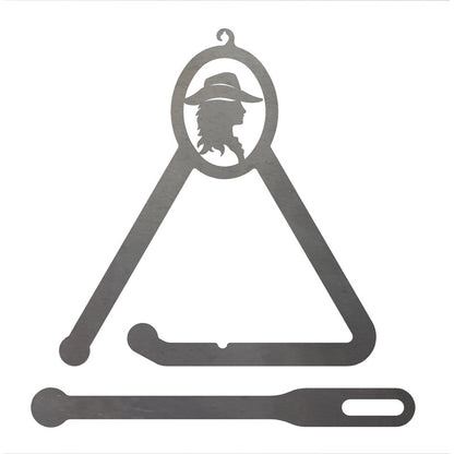 DB-5003 Cowgirl Head Dinner Bell