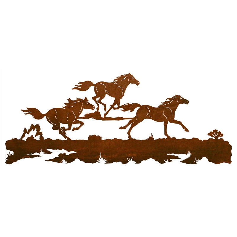 Wild Horses Wall Art - 57"