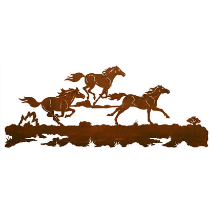 Wild Horses Wall Art - 57"