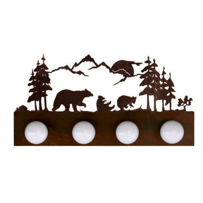 LST-7400 Bear Family Four Light Vanity