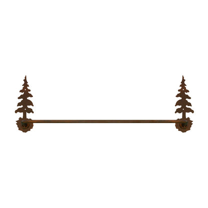 BA-8052 Pine Tree Towel Bar
