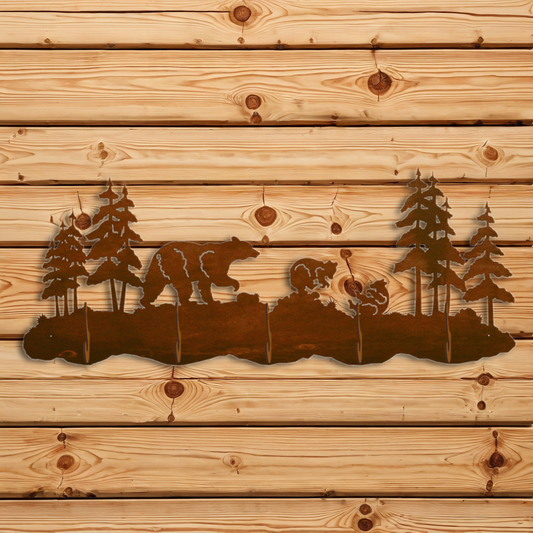CH-5554 Bear Family Scenic Five Hook